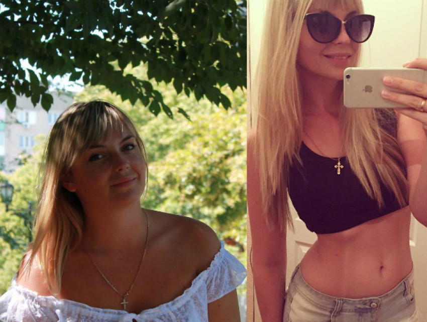 Фото до и после потрясающего похудения на 30 кг показала сексуальная блондинка из Ростова