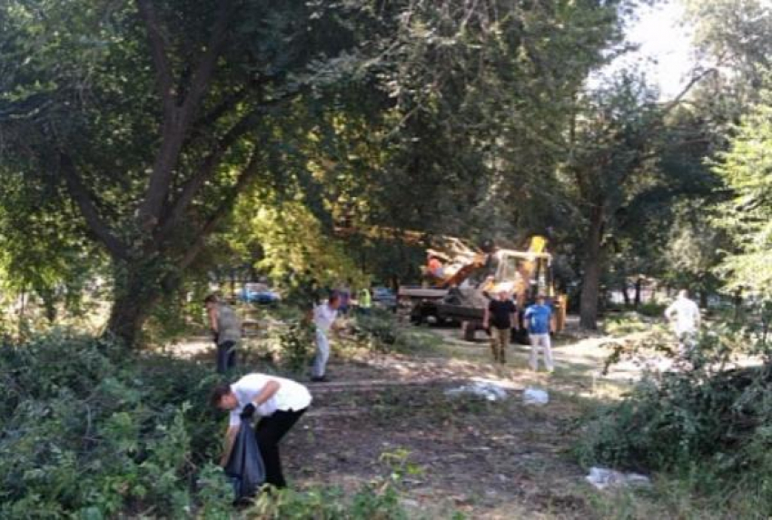 Более 40 человек вышли на субботник в Советском районе