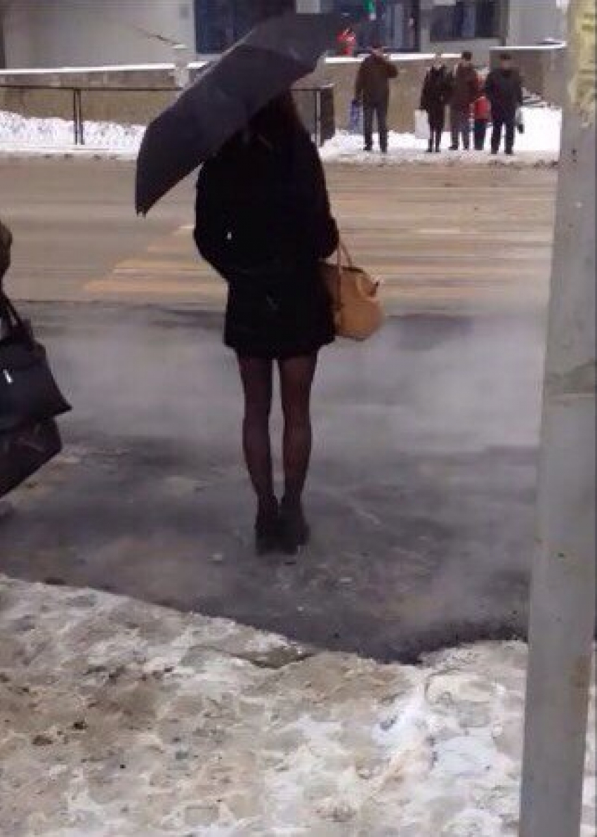 Отремонтированный участок дороги в центре города вызывает опасения у ростовчан