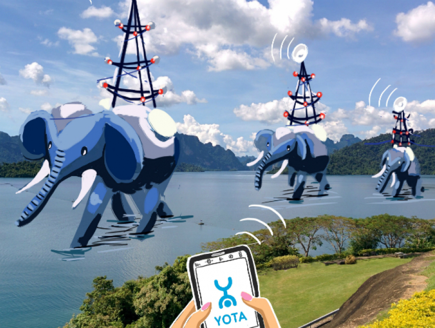 Yota уехала в Таиланд