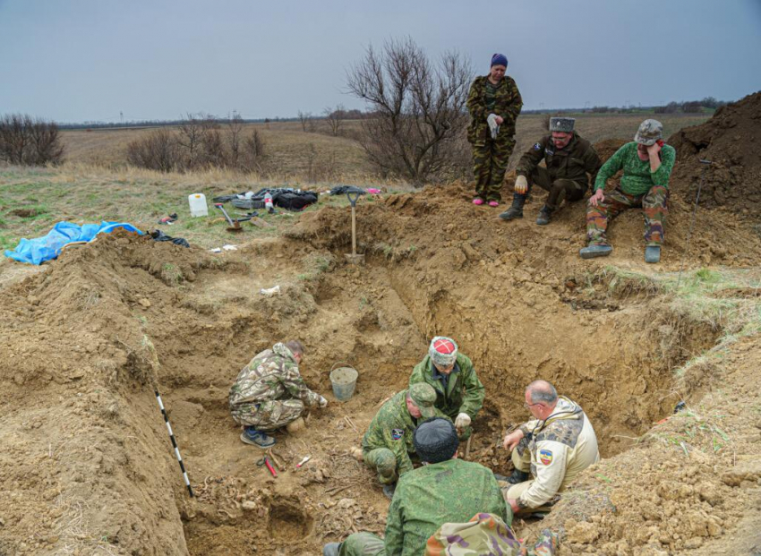 В Ростовской области нашли останки 26 военных, погибших в Великой Отечественной войне