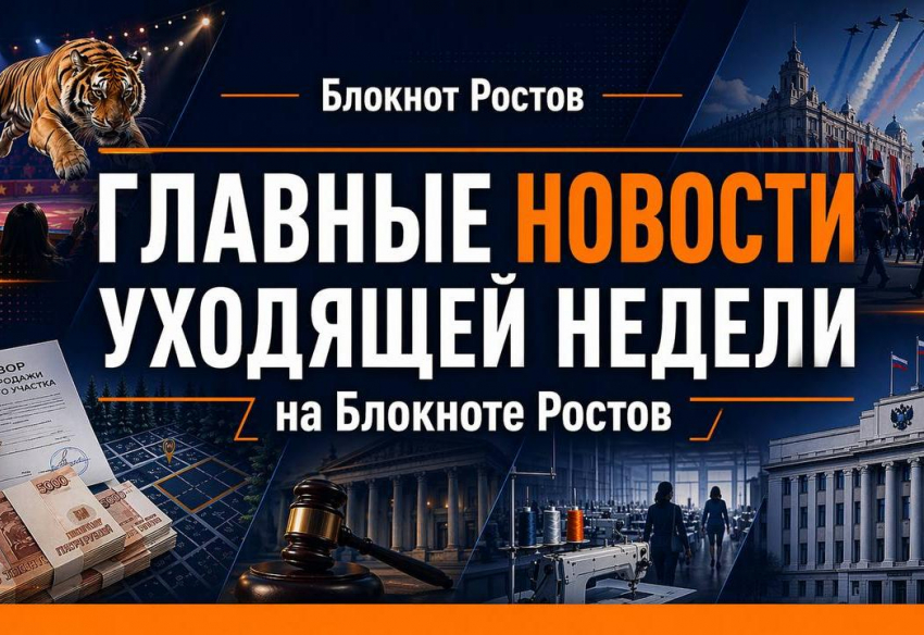 Главные события и резонансные итоги уходящей недели в Ростовской области