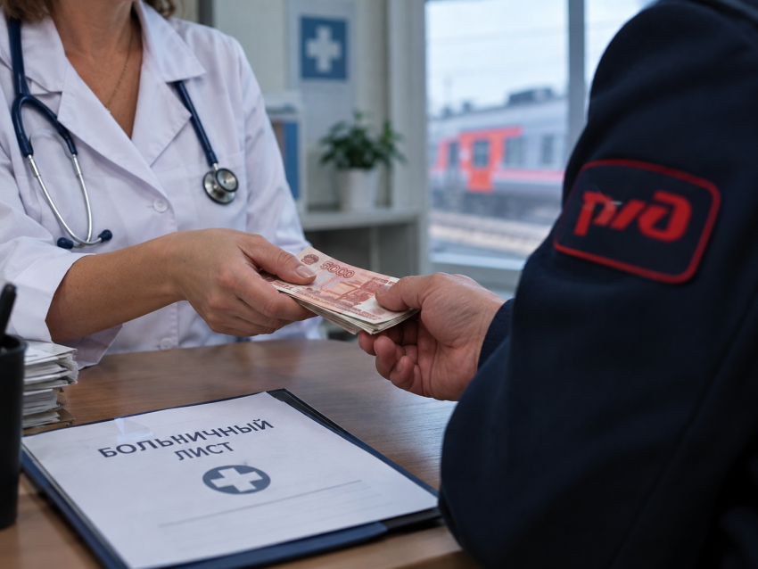 Медработница из Ростовской области продавала больничные железнодорожникам за 11 тысяч рублей