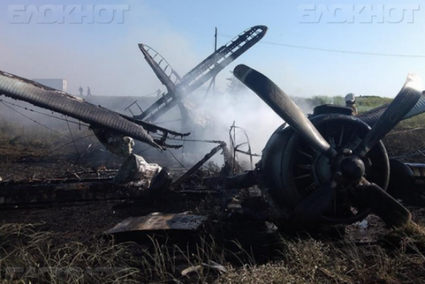 В результате крушения самолета в Ростовской области пострадал подросток