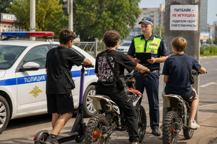 В Ростовской области родителей подростков на питбайках могут привлечь к ответственности 