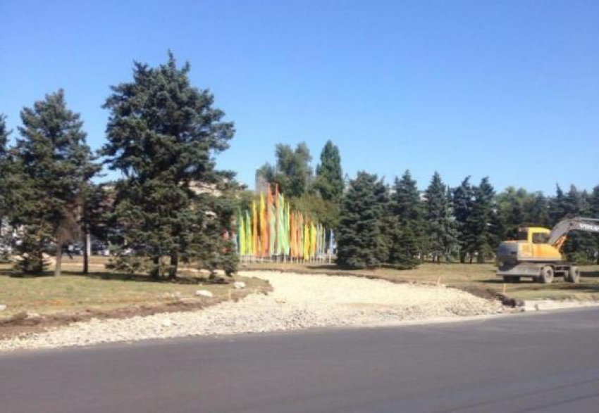 На площади Гагарина движение по малому кольцу откроют на следующей неделе
