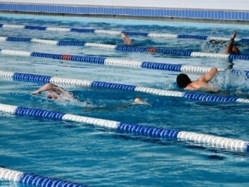 Донская полиция устроила соревнование по плаванию 