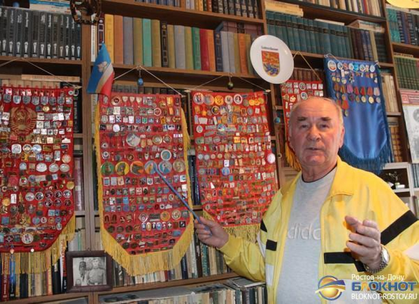 В Ростовской области пенсионер собрал коллекцию из 10 тысяч значков  