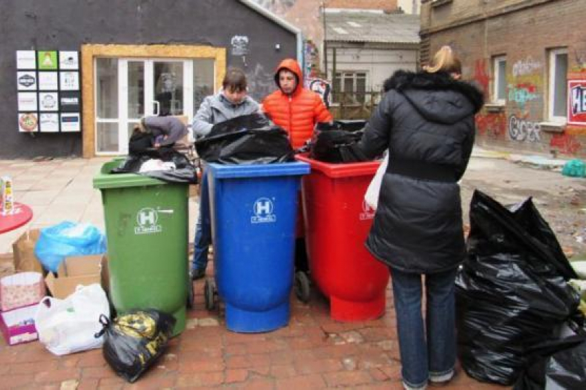 В Ростове прошла традиционная акция по раздельному сбору мусора 