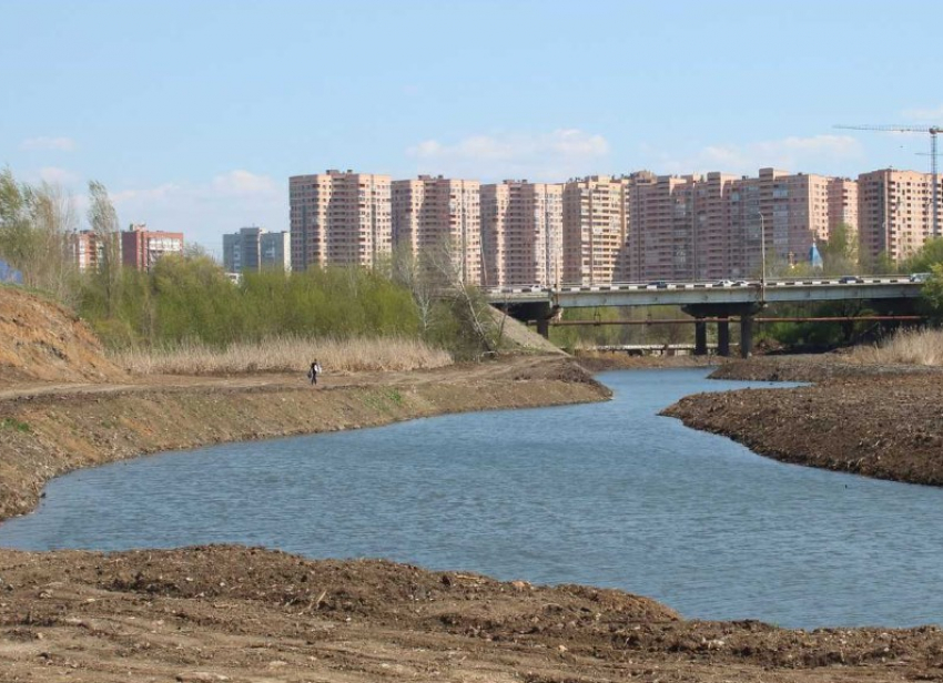 В Ростове расчистили большой участок реки Темерник