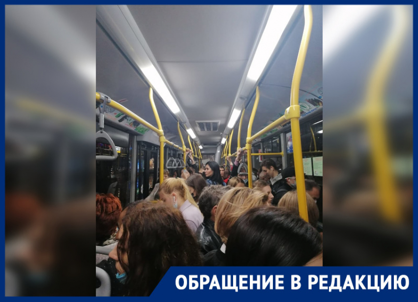 После оптимизации графика общественного транспорта в Ростове давка в автобусах стала больше