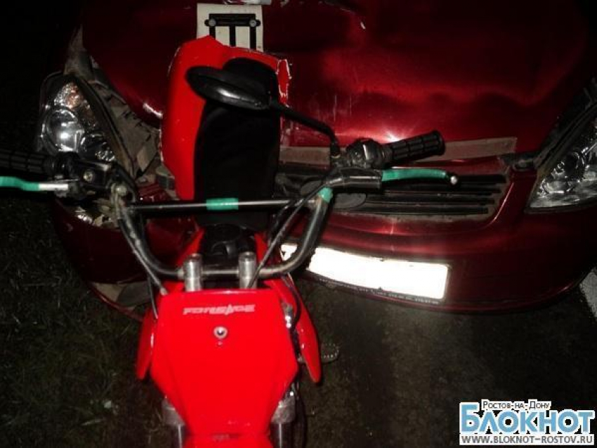 В ДТП в ростовской области погиб водитель скутера 