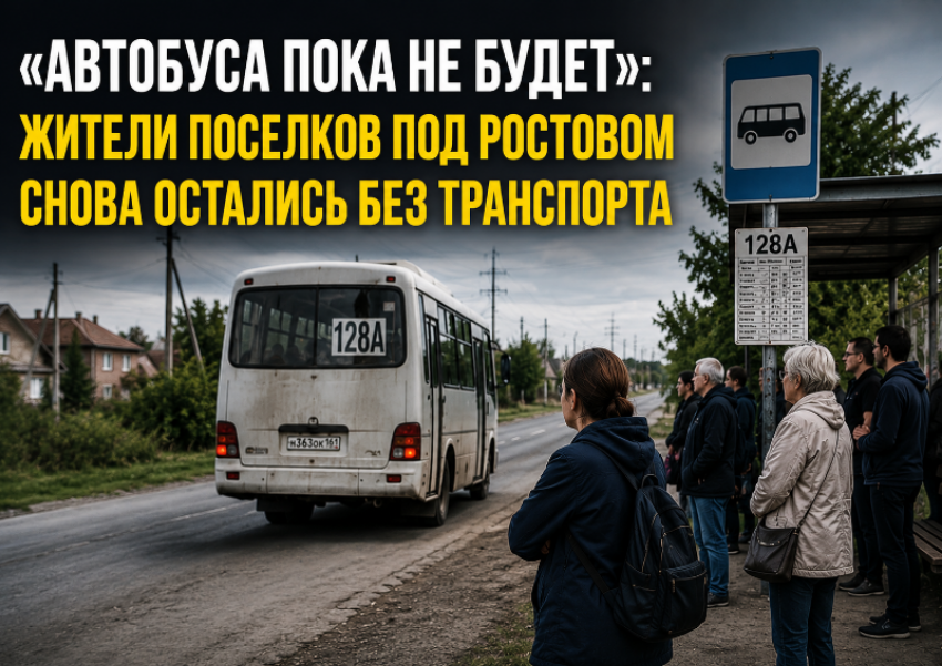 «Автобуса пока не будет»: жители поселков под Ростовом снова остались без транспорта после обещаний властей