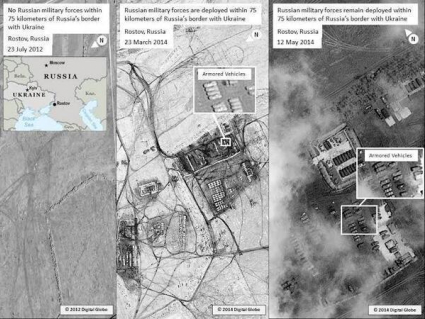 США вновь обнародовали фото российских войск в Ростовской области на границе с Украиной
