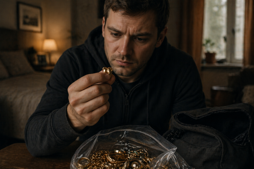 Мужчина поругался с женой, пошел ночевать к подруге и похитил у нее золотую пломбу 