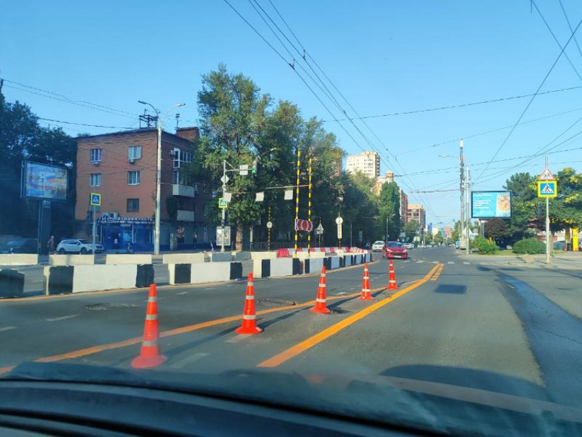 В Ростове ограничили движение по Красноармейской до 10 июля