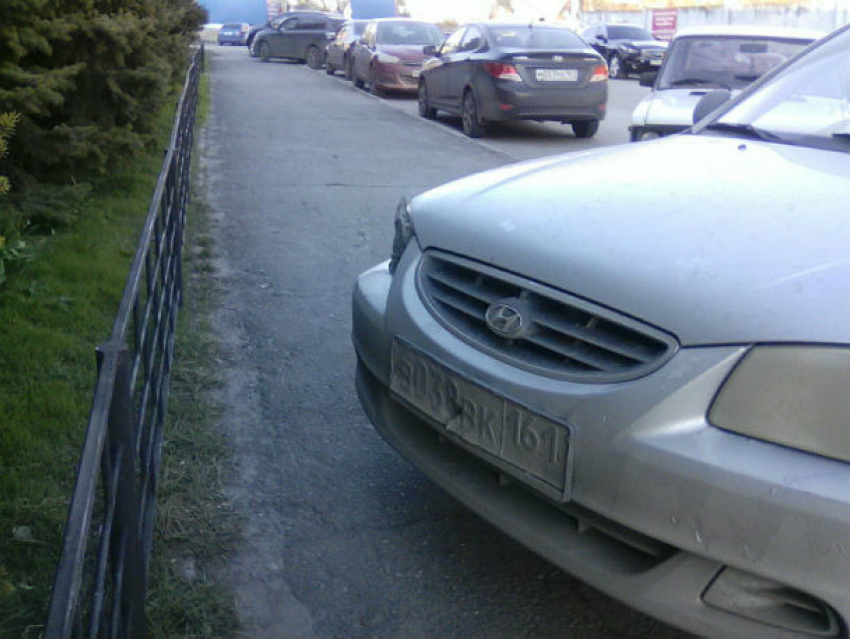 Облезлый автохам-рецидивист перегородил дорогу пешеходам в Ростове