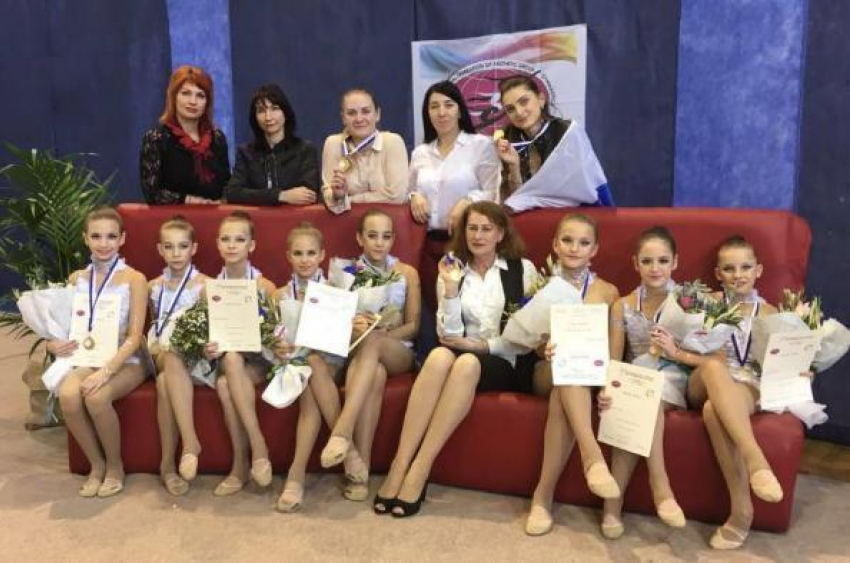 Юные дончанки заняли первое место на Вторых Средиземноморских играх по эстетической гимнастике 