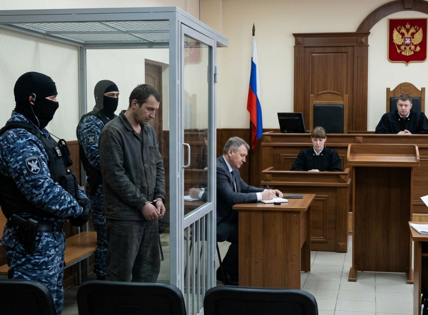 Боевика украинского батальона приговорили к 22 годам колонии в Ростовском военном суде 