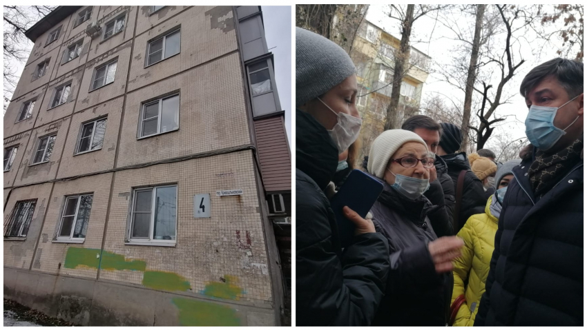 Сити-менеджер Ростова обещал спасти от расселения аварийный дом на Кривошлыковском