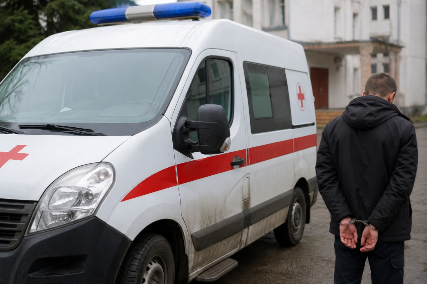 Житель Ростовской области угнал машину скорой помощи и доехал на ней до Волгограда