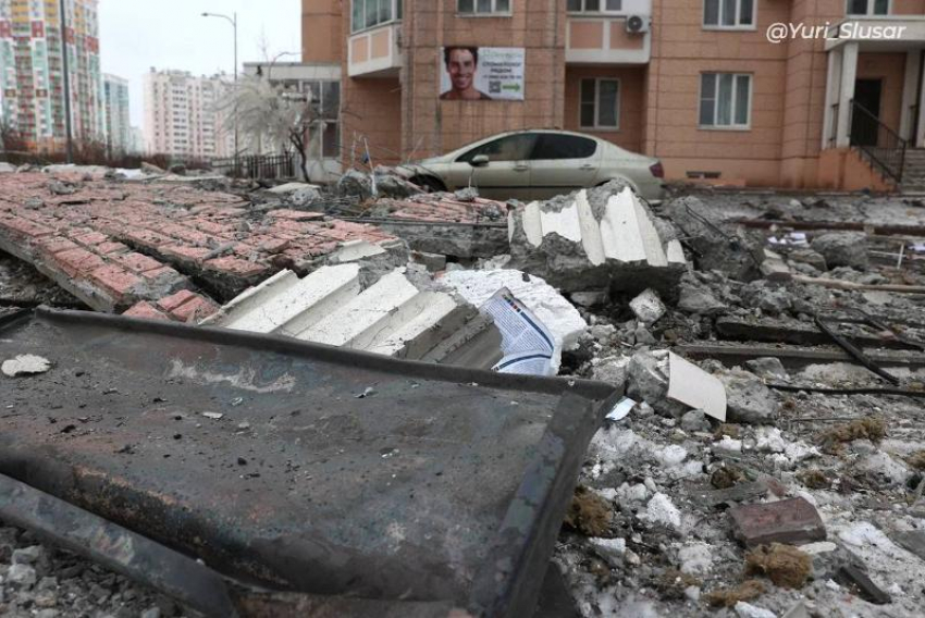 В Ростове-на-Дону сохранят поврежденный подъезд после атаки БПЛА