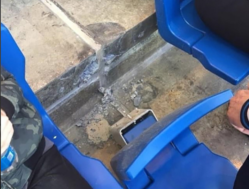 Антивандальные сидения не выдержали испытаний уже во время первого футбольного матча на «Ростов-Арене»