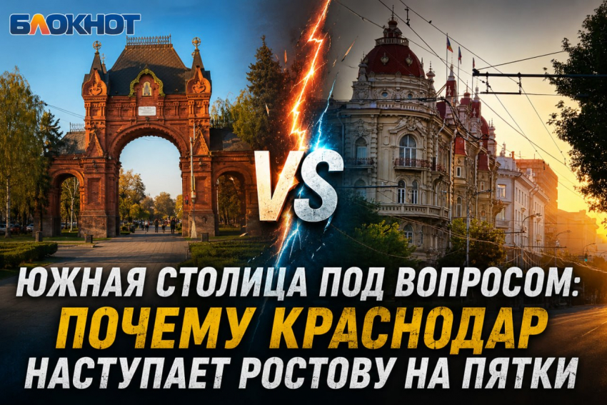 Южная столица под вопросом: почему Краснодар наступает Ростову на пятки