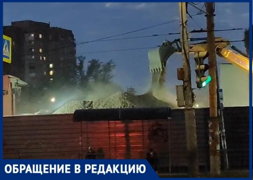 Ни днем, ни ночью нет покоя: ростовчане жалуются на непрекращающуюся строительную пыль 