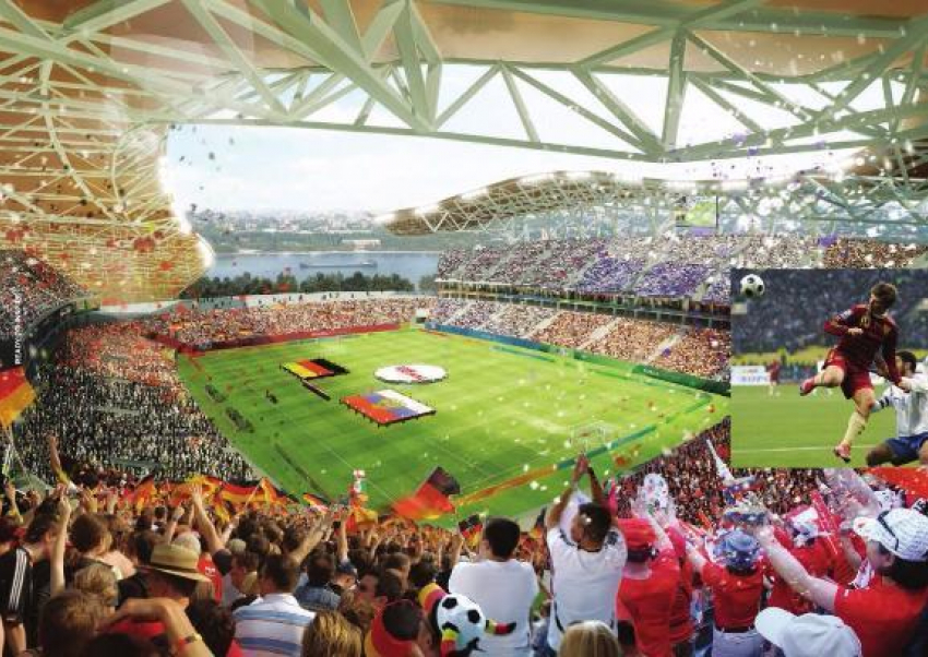 При строительстве «Ростов-Арены» учитываются все  требования безопасности