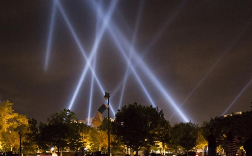 В честь освобождения Ростова 14 февраля небо над городом озарит свет прожекторов