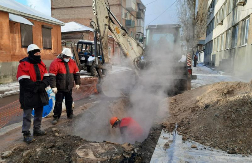 В Кировском районе Ростова из-за коммунальной аварии 23 дома остались без тепла