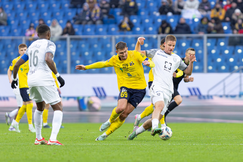 ФК «Ростов» оштрафовали на 100 тысяч рублей после матча с «Краснодаром»