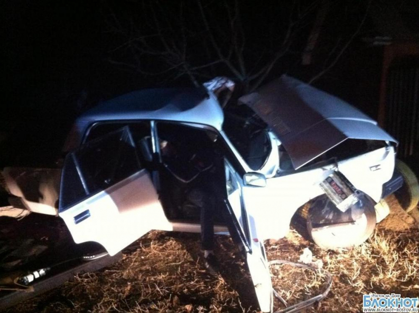 В Ростовской области пьяный водитель ВАЗ-2107 врезался в две опоры ЛЭП: 5 травмированы
