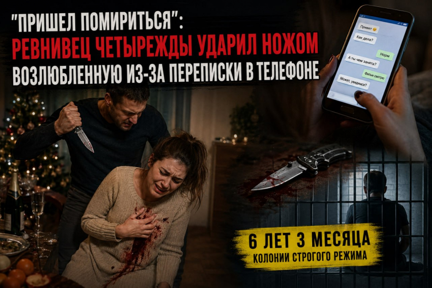 «Пришел вернуть бывшую»: ревнивец четырежды ударил ножом возлюбленную из-за переписки в телефоне