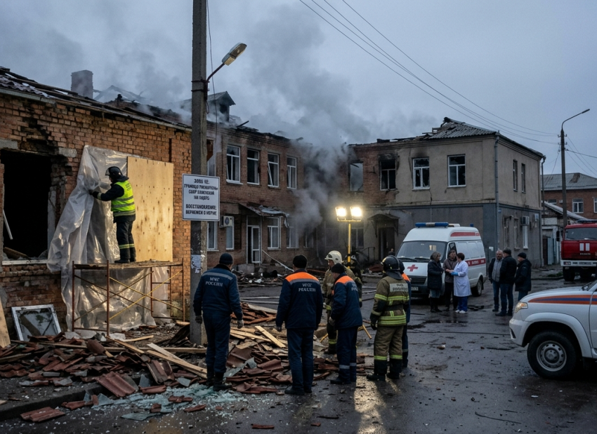 В Ростове ввели режим ЧС из-за атаки БПЛА — глава города провёл экстренное заседание КЧС