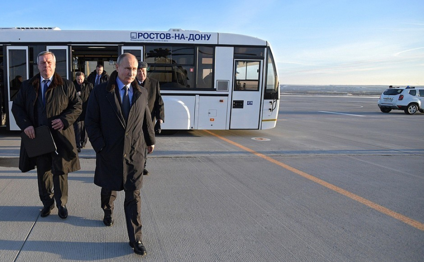 Путин в Ростове: аэропорт - понравился, Ростсельмашу - дадут еще