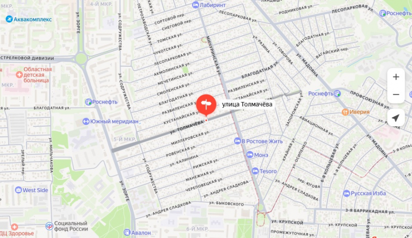 Магистралью-дублером для проспекта Стачки в Ростове хотят сделать улицу Толмачева