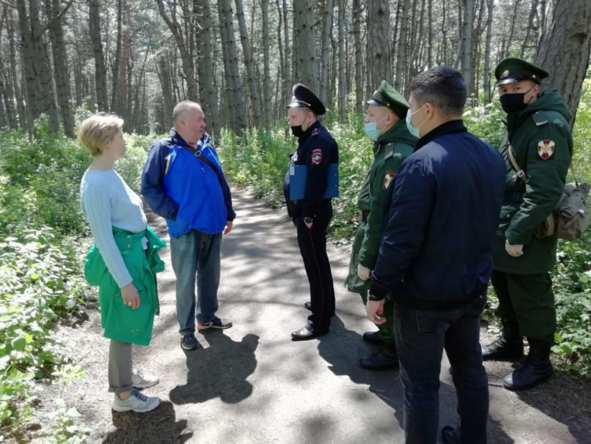 В Щепкинском лесу Ростова выявили нарушителей самоизоляции