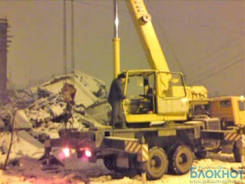 Первое видео с места обрушения дома в Таганроге