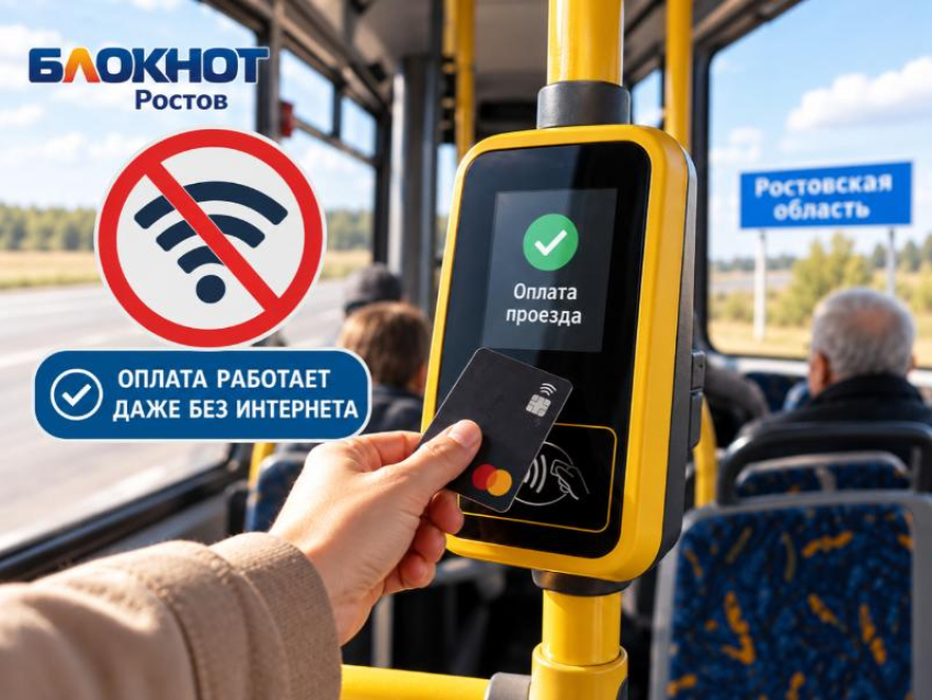 Власти: в автобусах Ростовской области можно платить картой даже без интернета