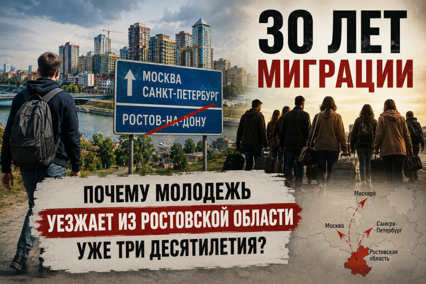 Тридцать лет оттока: эксперт раскрыла, почему молодежь уезжает из Ростовской области 