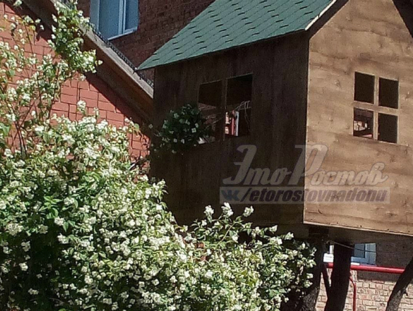 Потрясающе уютный домик на дереве в центре Ростова вызвал у горожан ностальгию по детству