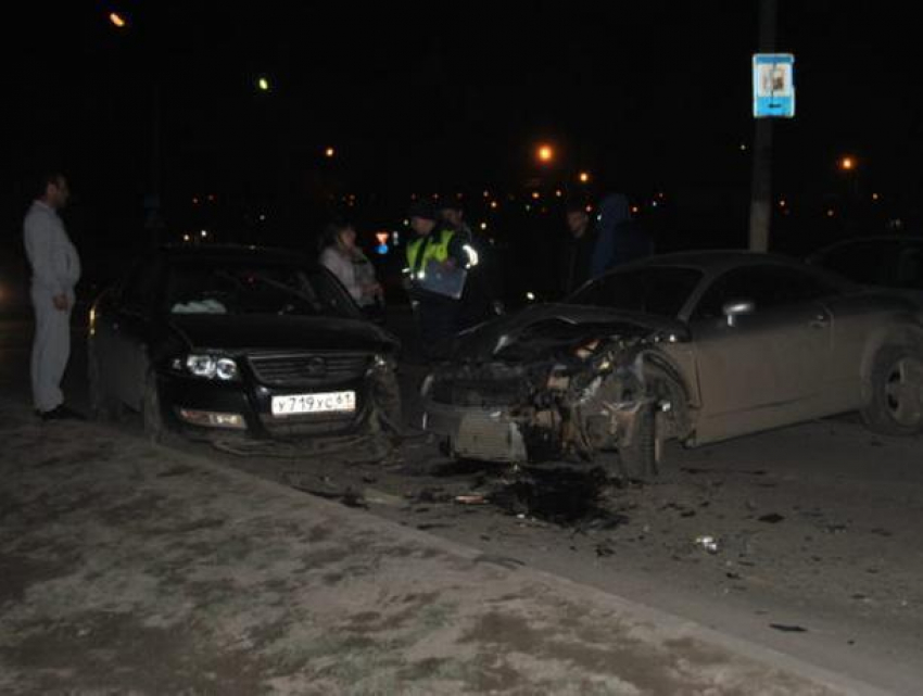 Жуткие последствия тарана девушки на Nissan сбежавшим водителем Audi в Ростовской области сняли на видео 