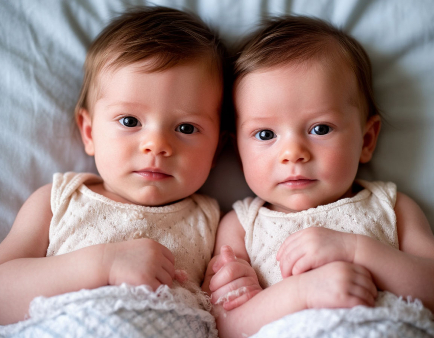 Редкая королевская двойня появилась в семье из Ростовской области