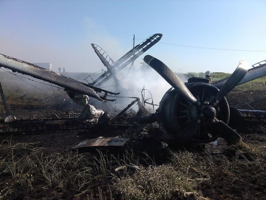 В Ростовской области потерпел крушение самолет