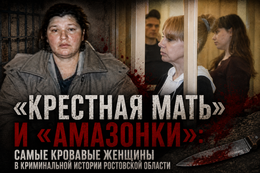 «Крестная мать» и «амазонки»: самые кровавые женщины в криминальной истории Ростовской области