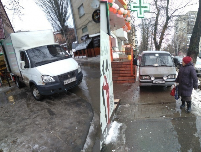 Автохамы-бесстыдники вновь перегородили дорогу ростовчанам