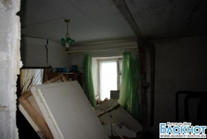 В Ростове из-за взрыва газа в жилом доме обрушилась стена
