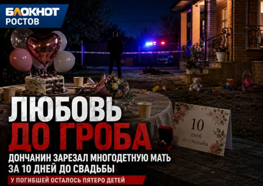 Любовь до гроба: дончанин зарезал многодетную мать за 10 дней до свадьбы, приревновав к другому